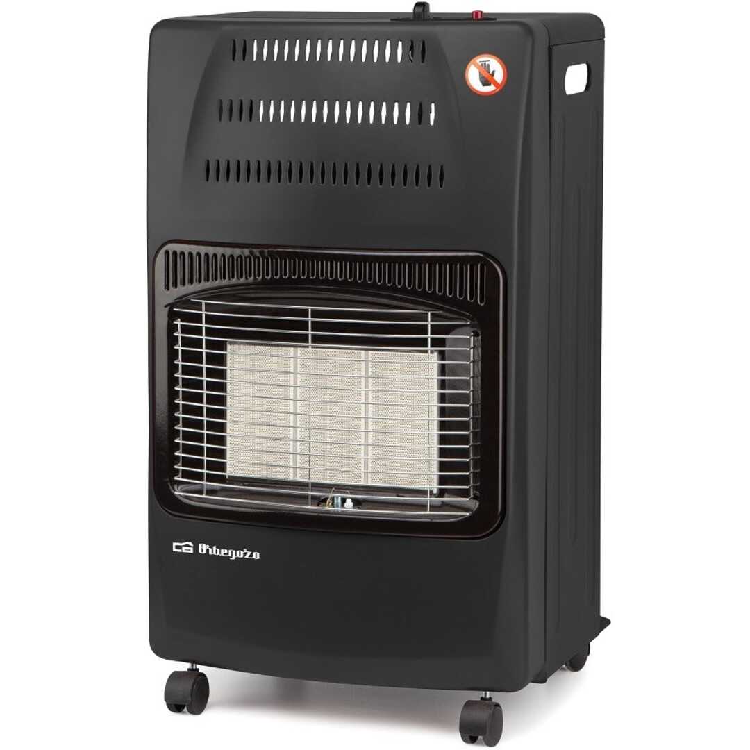 ESTUFA GAS ORBEGOZO HCE60 4200W NEGRA PLEGAB. INFR